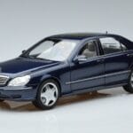 Mercedes S55 AMG W220 Modrý Norev 1:18 183817 Kov