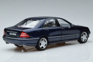 Mercedes S55 AMG W220 Modrý Norev 1:18 183817 Kov – obrázok 3 z 7