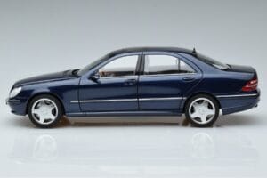 Mercedes S55 AMG W220 Modrý Norev 1:18 183817 Kov – obrázok 4 z 7