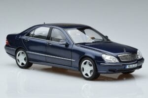 Mercedes S55 AMG W220 Modrý Norev 1:18 183817 Kov – obrázok 5 z 7