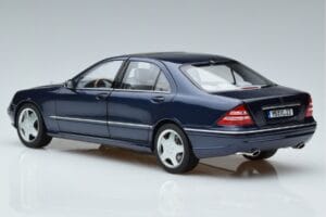Mercedes S55 AMG W220 Modrý Norev 1:18 183817 Kov – obrázok 6 z 7