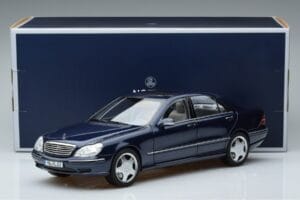 Mercedes S55 AMG W220 Modrý Norev 1:18 183817 Kov – obrázok 7 z 7