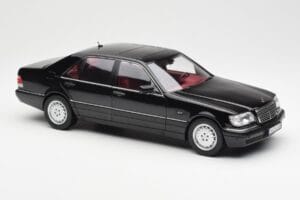 Mercedes S600 W140 Čierny Norev 1:18 183722 Kov – obrázok 6 z 8