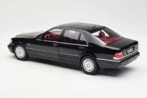 Mercedes S600 W140 Čierny Norev 1:18 183722 Kov – obrázok 7 z 8