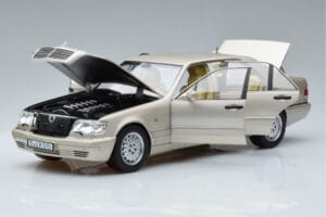 Mercedes S600 W140 Strieborný Norev 1:18 183723 Kov – obrázok 2 z 7