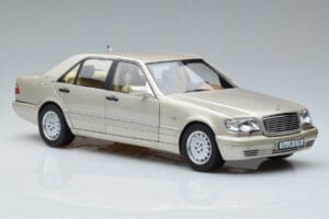 Mercedes S600 W140 Strieborný Norev 1:18 183723 Kov – obrázok 5 z 7