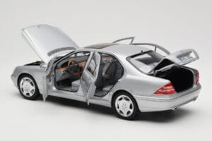 Mercedes S600 W220 Strieborný Metalíza Norev 1:18 183810 Kov – obrázok 5 z 8
