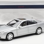 Mercedes S600 W220 Strieborný Metalíza Norev 1:18 - image 8 of 8