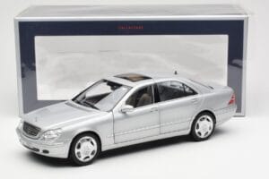 Mercedes S600 W220 Strieborný Metalíza Norev 1:18 183810 Kov – obrázok 8 z 8