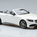 Mercedes AMG S63 A217 Kabriolet Diamond Biely GT Spirit 1:18 - image 4 of 6