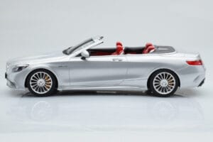 Mercedes AMG S65 A217 Kabriolet Strieborný GT Spirit 1:18 GT764 Živica – obrázok 3 z 6