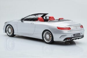 Mercedes AMG S65 A217 Kabriolet Strieborný GT Spirit 1:18 GT764 Živica – obrázok 5 z 6