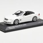 Mercedes SL 55 AMG R230 Biely Minichamps 1:43 - image 2 of 4