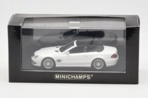 Mercedes SL 55 AMG R230 Biely Minichamps 1:43 400036170 Kov – obrázok 4 z 4