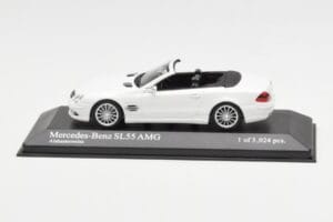 Mercedes SL 55 AMG R230 Biely Minichamps 1:43 400036170