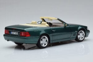 Mercedes SL500 R129 Zelený Metalíza Norev 1:18 183753 Kov – obrázok 4 z 8