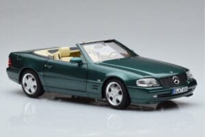 Mercedes SL500 R129 Zelený Metalíza Norev 1:18 183753 Kov – obrázok 6 z 8