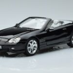 Mercedes SL500 R230 Čierny Norev 1:18 183840 Kov
