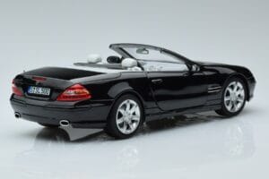 Mercedes SL500 R230 Čierny Norev 1:18 183840 Kov – obrázok 3 z 8