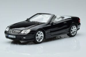 Mercedes SL500 R230 Čierny Norev 1:18 183840 Kov