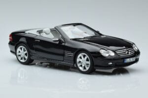 Mercedes SL500 R230 Čierny Norev 1:18 183840 Kov – obrázok 5 z 8