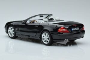 Mercedes SL500 R230 Čierny Norev 1:18 183840 Kov – obrázok 6 z 8