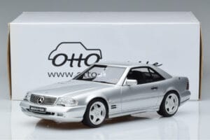 Mercedes SL 73 AMG R129 Brilliant Strieborný Otto 1:18 OT240 Živica – obrázok 6 z 6