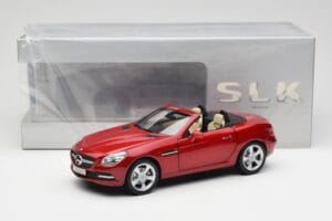 Mercedes SLK R172 Designo Zircon Červený Minichamps 1:18 B66960513 Kov – obrázok 8 z 8