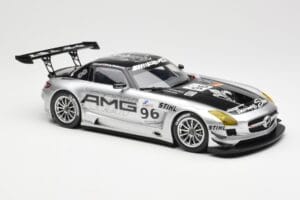 Mercedes SLS AMG GT3 #96 M. Hakkinen AMG Customer Sports 6 Hours of Zhuhai ILMC 2011 Minichamps 1:18 B66960197 Kov – obrázok 4 z 6
