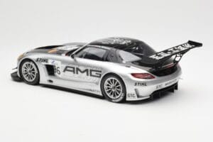Mercedes SLS AMG GT3 #96 M. Hakkinen AMG Customer Sports 6 Hours of Zhuhai ILMC 2011 Minichamps 1:18 B66960197 Kov – obrázok 5 z 6
