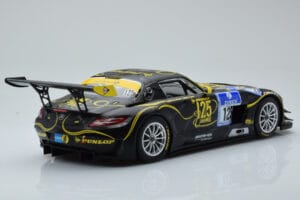 Mercedes SLS AMG GT3 Rowe Racing #125 Zehe / Bullitt / Renger / Hartung ADAC 24 Hours of Nurburgring 2013 Minichamps 1:18 151 – obrázok 2 z 6