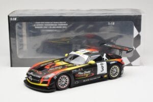 Mercedes SLS AMG GT3 #3 Team Abu Dhabi By Black Falcon K. Al Qubaisi / M. Bleekemolen / B. Schneider Winners Gulf 12 Hours Ab – obrázok 6 z 6