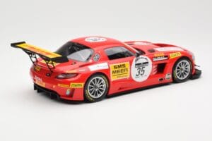 Mercedes SLS AMG GT3 #35 Team Black Falcon T. Heyer / Jafer / Lemeret 24 Hours of Spa 2011 Minichamps 1:18 151113135 Kov – obrázok 2 z 6