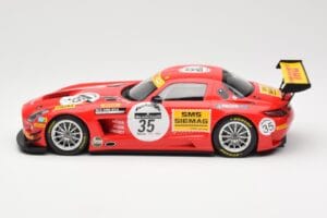 Mercedes SLS AMG GT3 #35 Team Black Falcon T. Heyer / Jafer / Lemeret 24 Hours of Spa 2011 Minichamps 1:18 151113135 Kov – obrázok 3 z 6