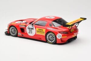 Mercedes SLS AMG GT3 #35 Team Black Falcon T. Heyer / Jafer / Lemeret 24 Hours of Spa 2011 Minichamps 1:18 151113135 Kov – obrázok 5 z 6