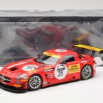 Mercedes SLS AMG GT3 #35 Team Black Falcon T. Heyer / Jafer / Lemeret 24 Hours of Spa 2011 Minichamps 1:18 - image 6 of 6