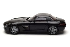Mercedes SLS AMG Obsidian Čierny Metalíza Minichamps 1:18 B66960042 Kov – obrázok 4 z 7