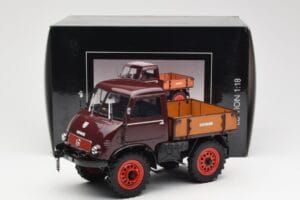 Mercedes Unimog 401 With Westfalia Cabin Schuco 1:18 450014300 Kov – obrázok 8 z 8