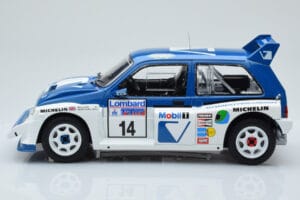 MG Metro 6R4 #14 D. Llewellin / P. Short RAC Rally 1986 IXO 1:18 18RMC068C Kov – obrázok 3 z 6
