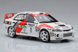 Mitsubishi Lancer Evo 4 T. Makinen / S. Harjanne Rally Catalunya 1997 Otto 1:18 OT409 Živica – obrázok 4 z 6