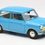 Morris Mini Minor Modrý Kyosho 1:18 08964BL - image 6 of 8
