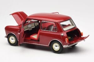 Morris Mini Minor Červený Kyosho 1:18 08964R Kov – obrázok 5 z 8
