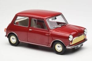 Morris Mini Minor Červený Kyosho 1:18 08964R Kov – obrázok 6 z 8