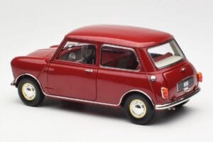 Morris Mini Minor Červený Kyosho 1:18 08964R Kov – obrázok 7 z 8