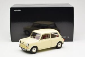 Morris Mini Minor Biely Kyosho 1:18 08964W Kov – obrázok 8 z 8