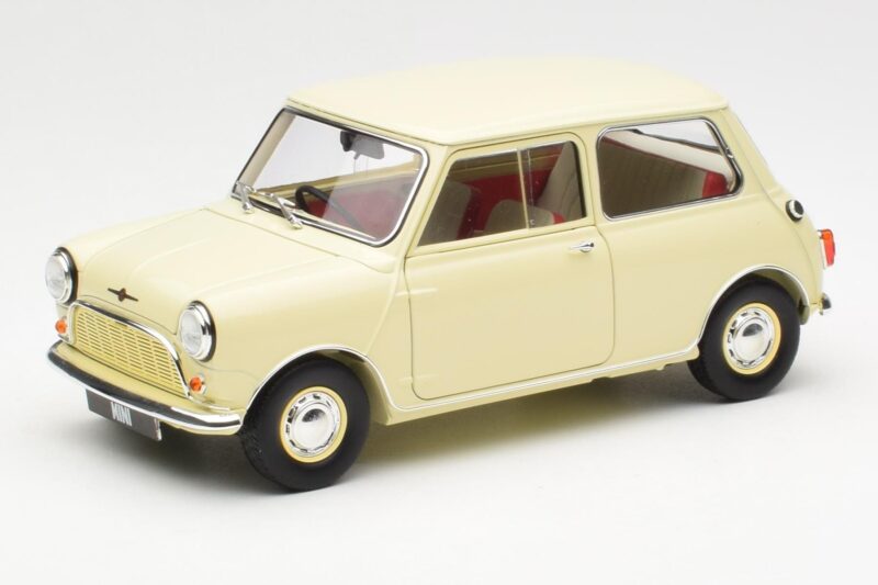 Morris Mini Minor Biely Kyosho 1:18 08964W Kov