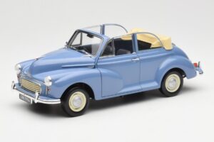 Morris Minor Kabriolet Modrý Minichamps 1:18
