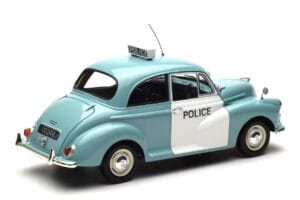 Morris Minor Polícia Modrý & Biely Minichamps 1:18 150137090 Kov – obrázok 3 z 8
