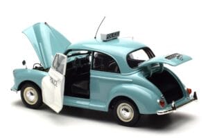 Morris Minor Polícia Modrý & Biely Minichamps 1:18 150137090 Kov – obrázok 5 z 8