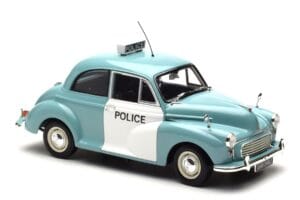 Morris Minor Polícia Modrý & Biely Minichamps 1:18 150137090 Kov – obrázok 6 z 8